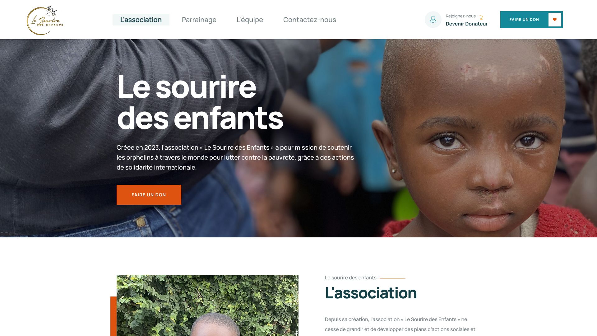 Le sourire des enfants (Loiret)