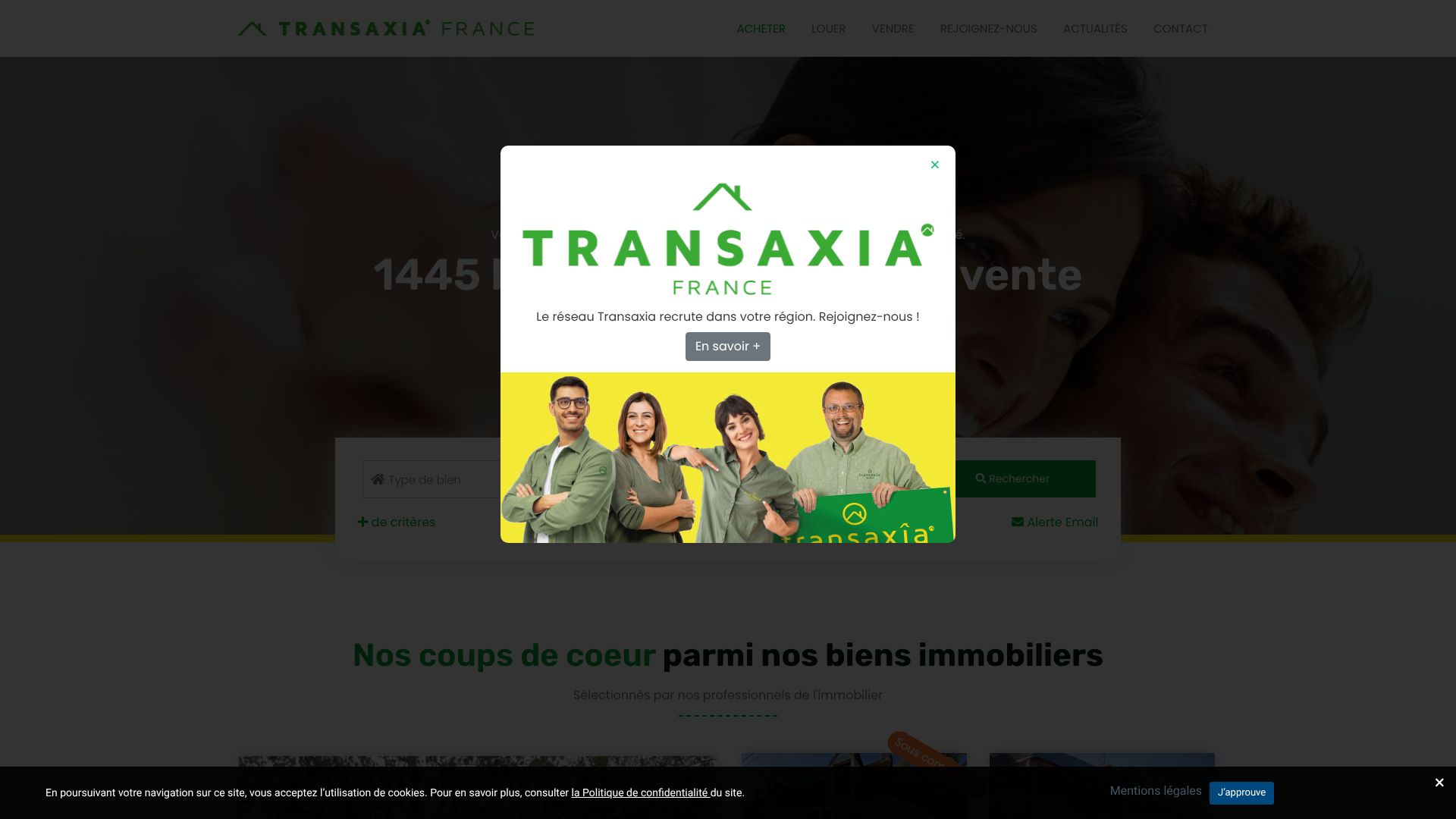 Transaxia - plateforme d'agences immobilière